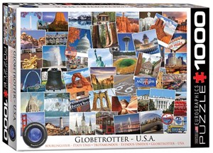 Obrazek Puzzle 1000 Globetrotter, USA