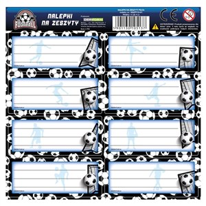 Obrazek Nalepki na zeszyty Piłka