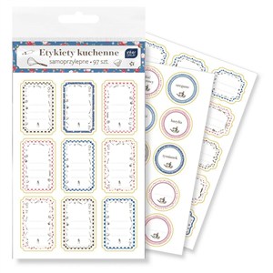 Obrazek Etykiety kuchenne 97szt Colour