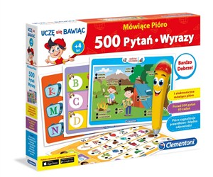 Obrazek Mówiące pióro 500 pytań Litery i słowa