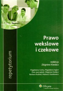 Obrazek Prawo wekslowe i czekowe