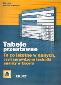 Picture of Tabele przestawne To co istotne w danych, czyli sprawdzone techniki analizy w Excelu