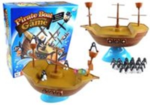 Obrazek Statek piracki z pingwinami