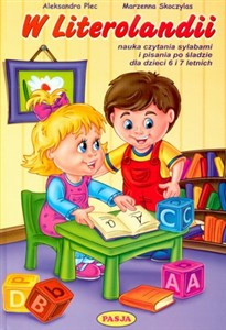 Obrazek W literolandii Nauka czytania sylabami i pisania po śladzie dla dzieci 6 i 7 letnich