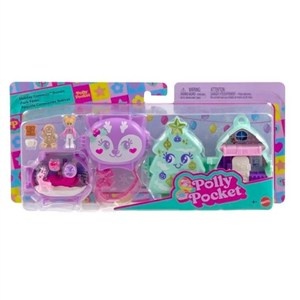 Obrazek Polly Pocket Świąteczny zestaw kompaktowy 2-pak