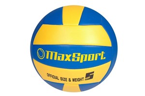 Obrazek Piłka siatkowa Max Sport niebiesko-żółta