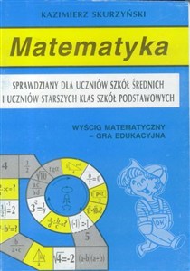 Obrazek Matematyka. Sprawdziany dla uczniów szkół...