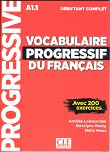 Obrazek Vocabulaire progressif du Francais niveau debutant complet A1.1 Książka