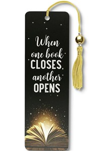 Picture of Zakładka do książki Następna książka Peter Pauper Press Wstążka z frędzlem i koralikiem