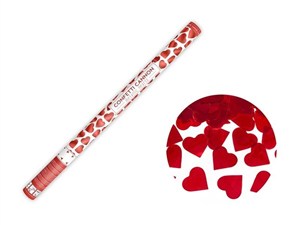 Picture of Tuba z sercami czerwonymi 80cm