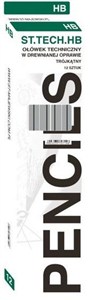 Obrazek Ołówek techniczny trójkątny HB (12szt)