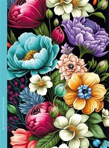 Obrazek Notatnik ozdobny 143x200/48K kratka TW Flora FRESH