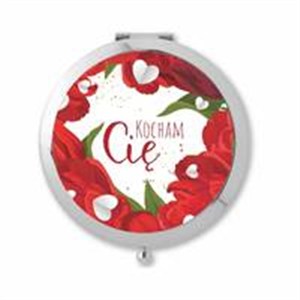 Obrazek Lusterko Flora Kocham Cię