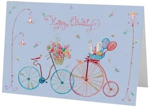 Picture of Karnet B6 + koperta Urodziny Rowery