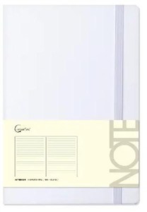 Picture of Notatnik A5 96 stron na gumkę biały