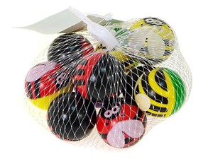 Obrazek Piłeczki kauczukowe 10szt