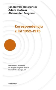 Obrazek Korespondencja z lat 1952-1975