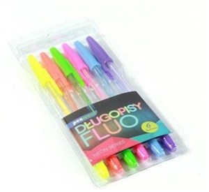 Obrazek Długopis fluo 6 kolorów