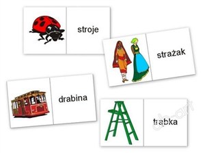 Obrazek Domino logopedyczne wyrazowo - obrazkowe DR-TR