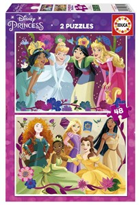 Picture of Puzzle 2x48 Księżniczki z bajek Disneya