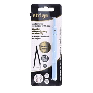 Obrazek Cyrkiel automatyczny Strigo ze skuwką niebieski