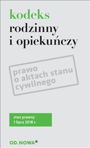 Obrazek Kodeks rodzinny i opiekuńczy 18/07