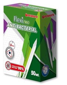 Picture of Długopis Flexi Trio Jet Antibacterial nieb (50szt)