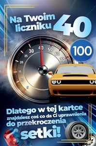 Obrazek Karnet Prawo Jazdy 40 urodziny męskie