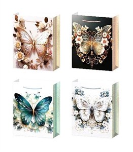 Obrazek Torebki prezentowe WK 22503 XS mix wzorów 12 sztuk