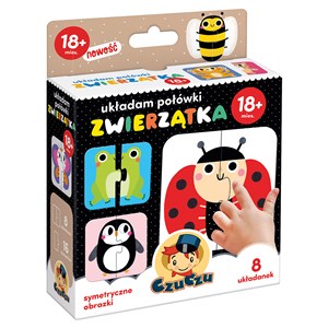 Obrazek CzuCzu Układam połówki Zwierzątka 18 m.+