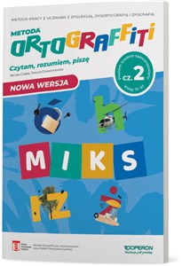 Obrazek Ortograffiti MIKS  Poziom średnio zaawansowany Część 2 Klasy  4-6