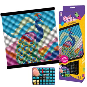 Obrazek Koralikowy obraz Paw