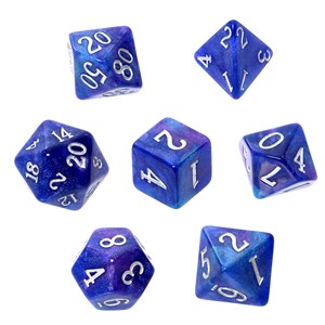 Picture of Komplet kości REBEL RPG akrylowe Zmierzch