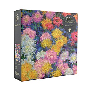 Obrazek Puzzle 1000 elementów Paperblanks Monet’s Chrysanthemums