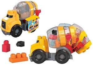Obrazek Mega Bloks Betoniarka Cat z klockami