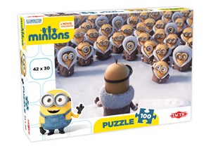Obrazek Minionki Puzzle 100 elementów audience czerwona