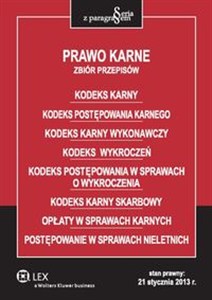 Obrazek Prawo karne Zbiór przepisów