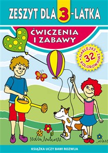 Obrazek Zeszyt dla 3-latka Ćwiczenia i zabawy
