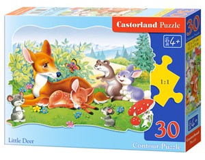 Picture of Puzzle konturowe Little Deer 30