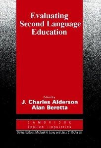 Picture of Evaluating Second Language Education