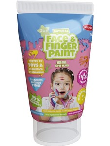 Obrazek Farba dla malowania palcami różowa 65ml