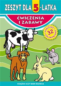 Obrazek Zeszyt dla 5-latka Ćwiczenia i zabawy