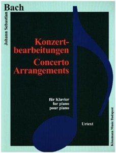 Obrazek Bach. Konzert-bearbeitungen fur Klavier