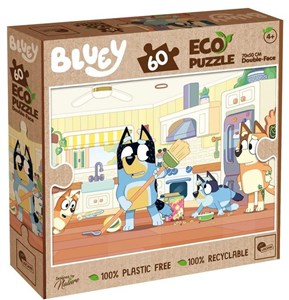 Obrazek Puzzle Eco 60 dwustronne Bluey