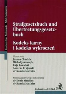 Obrazek Strafgesetzbuch und ubertretungsgesetz-buch Kodeks karny i kodeks wykroczeń