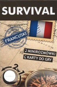 Obrazek SURVIVAL Język francuski Minirozmówki i karty do gry 2 w 1