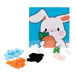 Picture of Mozaika pomponowa Królik