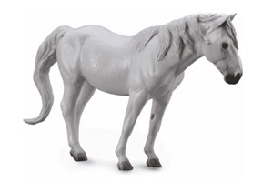 Obrazek Koń Camargue maści szarej XL