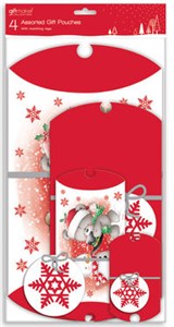 Obrazek Zestaw 4 pudełek prezentowych składanych