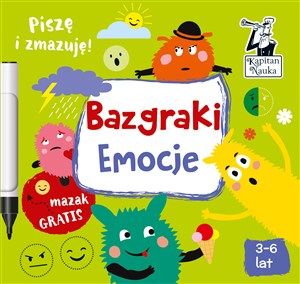 Obrazek Bazgraki Emocje 3-6 lat Kapitan Nauka